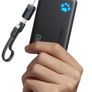 INIU Power Bank, Slim 45W Fast Charging Portable Charger with USB C Cable, 10000mAh Battery Pack, Small Travel Essentials Powerbank, Portable Phone Charger for iPhone 17 16...