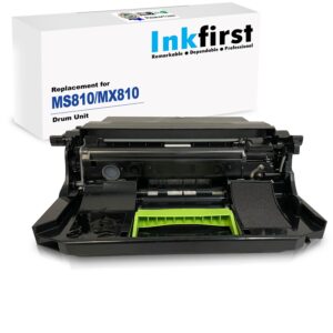 Inkfirst Compatible Drum Unit MX810 MS810 52D0Z00 Replacement for Lexmark MS710dn MS810de MS810dn MS811dn MS812dn MX710de MX711de MX810de MX811de MX812de