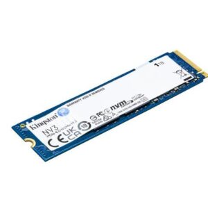 Kingston NV3 M.2 2280 1TB PCIe 4.0 x4 NVMe Internal Solid State Drive (SSD) SNV3S/1000G Up to 6000 MB/s