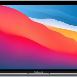 Late 2020 Apple MacBook Air with Apple M1 Chip (13.3 inch, 8GB RAM, 128GB SSD) (QWERTY English) Space Gray (Renewed)