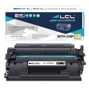LCL Compatible Toner Cartridge for HP 87A 87X CF287A CF287X 9K (1-Pack,Black) forHP Laserjet Enterprise M506dn M506x M506n M506dn MFP M527z M527dn M527f M527c 501N M501n M501dn