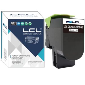 LCL Compatible Toner Cartridge Replacement for LEXMARK 70C0H10 700H1 70C1HK0 701HK 70C10K0 701K 4000Pages (Black) for Lexmark CS310 CS310n CS310dn CS410 CS410n CS410dn Cs410dtn...