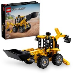LEGO Technic Backhoe Loader Construction Toy - Building Toy Set for Boys and Girls, Ages 7+ - Educational Gift Idea for Kids Birthday with Usable Back Digger, Scoop, &...