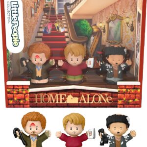 Little People Collector Home Alone Special Edition Set for Movie Fans, 3 Character Figures in a Display Package