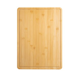 Mainstays 12" x 17.5" Non-slip Bamboo Cutting Board, 100% Natural Bamboo Color, with Juice Groove