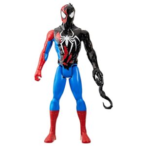 Marvel Spider-Man VenomVersus Titan Hero Series Spider-Man Action Figure, 12-Inch (30 cm) Super Hero Action Figures & Toys for Kids Ages 4+