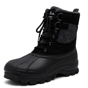 Men's Snow Boots Waterproof Winter Boots Insulated Cold Weather Man Outdoor Shoes