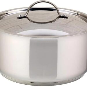 Meyer - Confederation Stainless Steel Dutch Oven with Lid, Induction Cooktop Compatible (5L/5.3qt) - Made in Canada