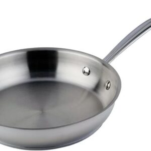 Meyer - Nouvelle Stainless Steel Frying Pan, Induction Cooktop Compatible (24cm/9.4in) - Made in Canada