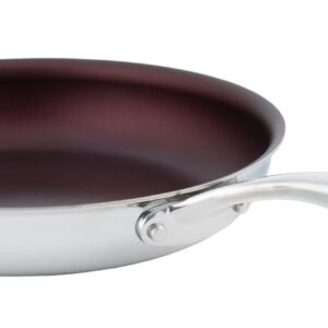 Meyer - SuperSteel Tri-Ply Clad Stainless Steel Nonstick Frying Pan, Induction Cooktop Compatible (20cm/8in)