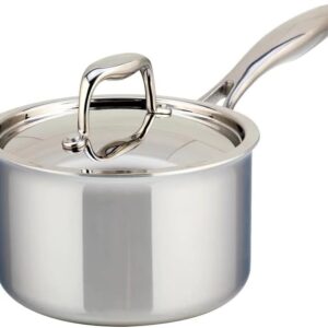 Meyer - SuperSteel Tri-Ply Clad Stainless Steel Saucepan with Lid, Induction Cooktop Compatible (2L/2.1qt)