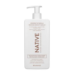 Native Moisturizing Conditioner, Coconut & Vanilla, Sulfate & Paraben Free, 487 mL