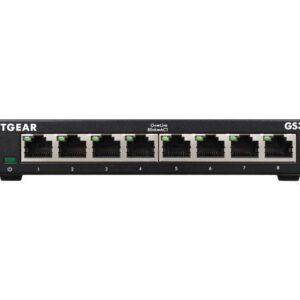 Netgear GS308 8-Port Gigabit Ethernet Unmanaged Switch, GS308-300PAS