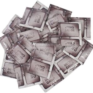 New 20X Caution Wear Iron Grip Snugger Fit Small Condoms