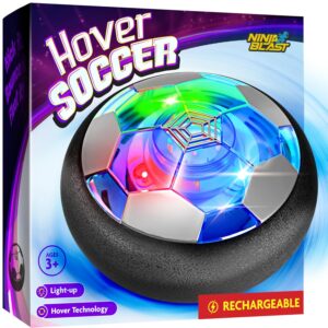 Ninja Blast Hover Soccer Ball for Kids - Boy Birthday Gifts - Indoor Toy Games Gift for Boys Age 6, 7, 8, 9, 10, 11, 12 Year Old - Light-Up Toys Game for Kid - 6-8, 8-12 - Gifts...
