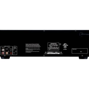 ONKYO DXC390 6-Disc Carousel Changer CD Player, Black