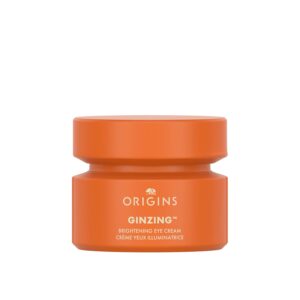 Origins GinZing Brightening Eye Cream | Visibly Reduces Dark Circles Instantly & Over Time | With Vitamin C & Niacinamide, Cool