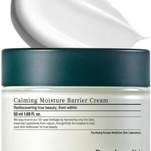 [PKY] Pyunkang Yul Calming Moisture Barrier Cream Instantly Soothes Sensitive Skin, Hyaluronic Acid & Ceramide for Hydration, Vegan, Korean Skincare (1.69 Fl. Oz, 50ml)