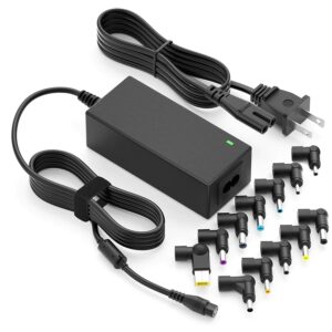 POWSEED Universal Laptop Charger 45W AC Power Adapter for Lenovo Dell HP Samsung Sony Asus Acer Toshiba Gateway FUJITSU Delta NEC Liteon Chromebook Ultrabook Computer 18.5V 19V...