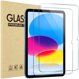 ProCase 2 Pack Screen Protector for iPad (A16) 11th Generation 11 Inch 2025/ iPad 10th Generation 10.9 Inch 2022, Tempered Glass Film Guard