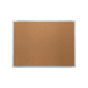 Quartet Economy Cork Bulletin Board - 96" x 48" Large Framed Cork Board for Walls, Offices, Vision Board - Aluminum Frame (3413835148)