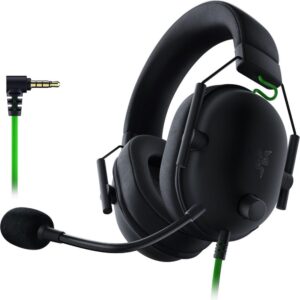 Razer BlackShark V2 X Gaming Headset: 50mm Drivers - Cardioid Mic - Memory Foam Cushion - Lightweight- Comfortable, Noise Isolating Earcups - for PC, PS4, PS5, Switch - 3.5mm...