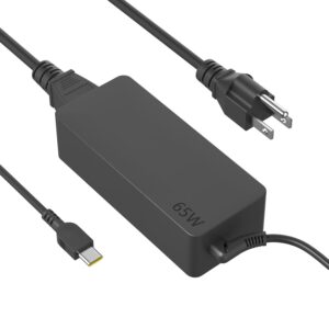Replacement for 65W Lenovo Laptop Charger USB C ;Compatible with Lenovo ThinkPad T480s T580s T490 E480 E580 Chromebook C330 S330 100e 300e 500e,Yoga C930 C940 720 Power Supply...