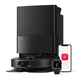 roborock Qrevo Series Robot Vacuum and Mop, 8000Pa Suction, Upgraded from Qrevo S, Anti-Tangle Brushes, Smart Obstacle Avoidance, Auto Mop Washing, All-in-One Dock, 200RPM...