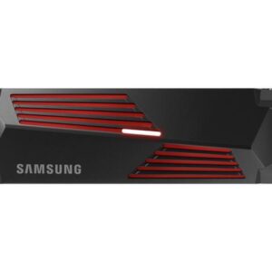 SAMSUNG 990 PRO w/Heatsink SSD 4TB, PCIe Gen4 M.2 2280 Internal Solid State Hard Drive, Seq. Read Speeds Up to 7,450MB/s for High End Computing,
