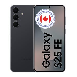 Samsung Galaxy S25 FE (CAD Version & Warranty) - Jet Black, 128GB, Galaxy AI, 6.7" AMOLED 2X Display, 50MP