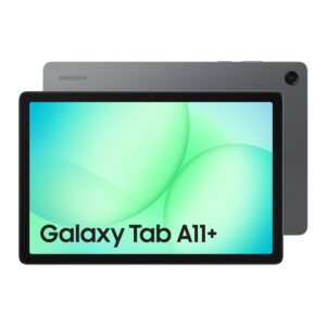 Samsung Galaxy Tab A11+ (CAD Version & Warranty) - Gray 128GB, 11" Android Tablet, External Storage Support, Headphone Jack, 25W Fast Charging