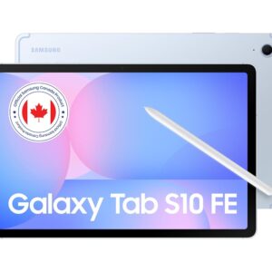 Samsung Galaxy Tab S10 FE Light Blue 128GB - AI Tablet, 10.9", 90Hz, 13MP Camera, IP68, S Pen Included (CAD Version & Warranty)