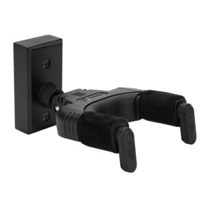 Sondery Guitar Wall Mount Hanger, Auto Lock and Adjustable Hook Holder for Acoustic and Electric Guitar, Ukulele, Bass, Banjo and Mandolin
