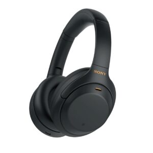 Sony WH-1000XM4 Wireless Industry Leading Noise Canceling Overhead Headphones with Mic for Phone-Call and Alexa Voice Control, Black
