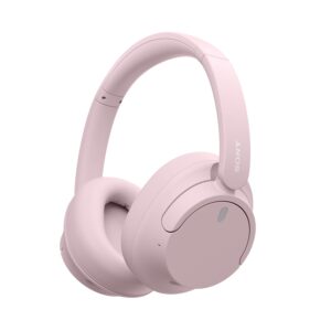 Sony WH-CH720N Noise Cancelling Wireless Headphones Bluetooth Over The Ear Headset with Microphone, Pink