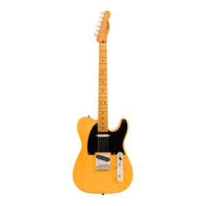 Squier Classic Vibe 50s Telecaster Electric Guitar, Butterscotch Blonde, Maple Fingerboard