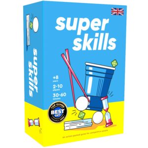 Super Skills - English - Action Game for Competitive People - Beat Your Friends at 120 Challenges - Fun Group Activity for Family Night or Party with Kids, Teens & Adult