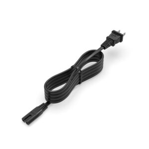 Superer 10 ft TV Power Cord Cable Fit for Samsung LG TCL Sony Insignia Sharp Toshiba JVC Hisense Roku Smart LED LCD HD, Fit for Apple TV 1st, 2nd, 3rd, 4th, 5th Generation (4K)...