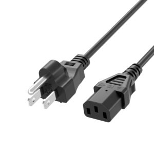 Superer 3 Prong AC Power Cord Cable Fit for Instant Pot, Electric Pressure Cooker, Rice Cooker, Soy Milk Maker, Power Quick Pot, Microwaves and Other Kitchen Appliances (ETL...