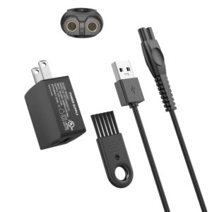 Superer 5V Fast Charger for Philips Norelco One Blade QP2724 QP2834 QP1924, MG5910 MG7960 MG7910 MG9510, X3002 XP9402 XP9200 XP9201 S3343 QP6542 QP6552 QP4631, for Phillips...