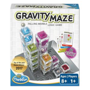 ThinkFun Gravity Maze - Falling Marble Logic Game - Challenging STEM Toy for Kids 8-12 - Gravity Marble Maze - Brain-Building Fun - Educational Gift - Boosts Critical Thinking &...