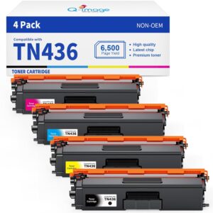TN436 Compatible Toner Cartridge Replacement for TN436 TN 436 TN436BK TN433 TN431 Work with MFC-L8900CDW HL-L8360CDW MFC-L8610CDW MFC-L9570CDW HL-L8260CDW...
