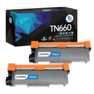 TN660 Toner Cartridge Gotoners 2PK for Brother DCP-L2540DW MFC-L2720DW HL-L2320D HL-L2360DW MFC-L2740DW MFC-L2700DW, Work with Borhter DCP 2540 2720 2320 2360 2740 2700 DW...