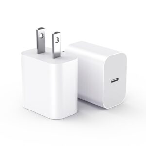 USBC Charger Block for iPhone 17 Charging Plug,MFI Certified Fast USB C Wall Cube 2Pack Power Adapter for iPhone 17/Air/16/16E Pro/Plus/Pro Max/15/14/13/12/11,for iPad Air/Mini...