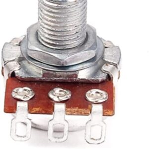VICASKY A10k Mini Guitar Potentiometer with Curved Shaft, Audio Volume and Tone Control Pot for Guitar Accessories