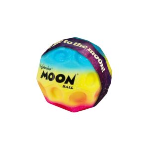 Waboba Moon Ball - 2.48" Rainbow Gradient - Outdoor Games Bouncy Balls for Kids And Adults - Kids Bouncing Ball Toys for Outdoor Backyard Play
