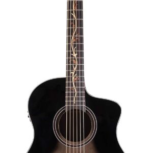 Washburn Bella Tono Vite S9V Acoustic Electric Guitar, 6-String Full Body 25.5″ Scale Length Cutaway Guitars with Barcus Berry Onboard Electronics, Elegant Design, Taste and...