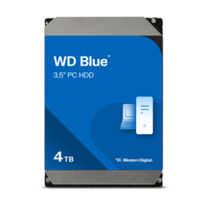 WD Blue 4TB Desktop Hard Disk Drive - 5400 RPM SATA 6Gb/s 256MB Cache 3.5 Inch - WD40EZAX