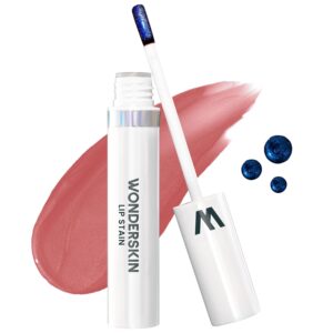 Wonderskin Wonder Blading All Day Lip Stain Peel Off Masque - Long Lasting, Waterproof and Transfer Proof Nude Lip Tint, Matte Finish Peel Off Makeup (Whimsical Masque)