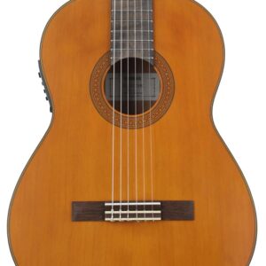 Yamaha 6 String CGX Series CGX122MC Classical Electric Guitar, Right, Solid Western Red Cedar Top NT